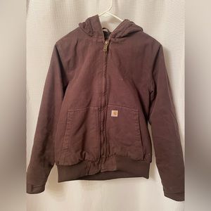 Brown carhartt cargo jacket